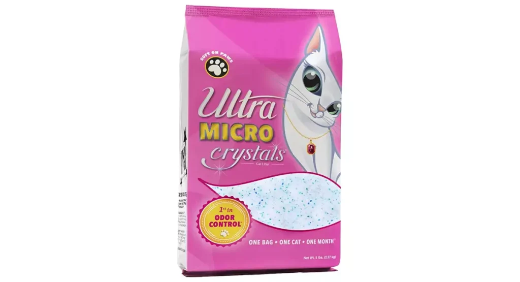 Arena de sílice para gatos Ultra Micro Crystals